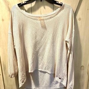 Calia mesh athletic shirt light pink xl